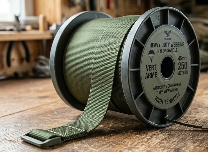 MIL-T-5666 Sangle tubulaire militaire